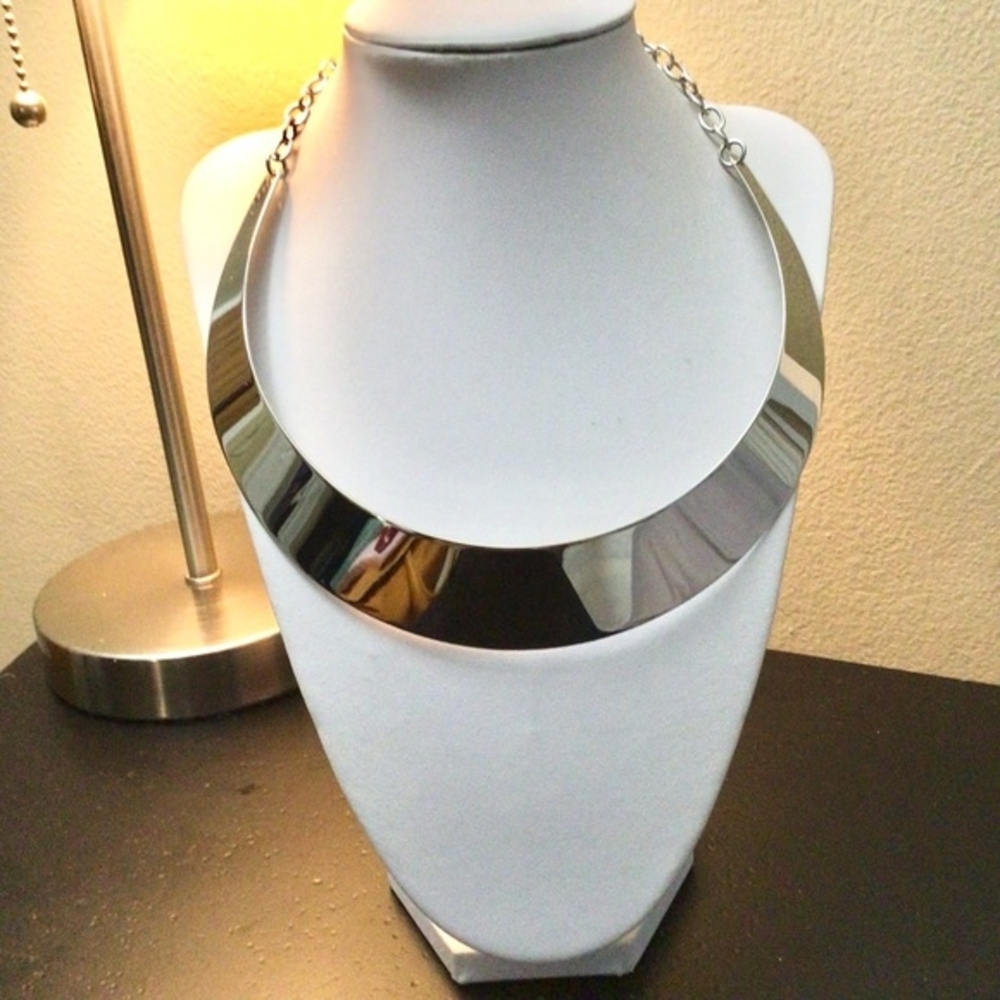 BOLD elements Gold and Silver Statement Necklace